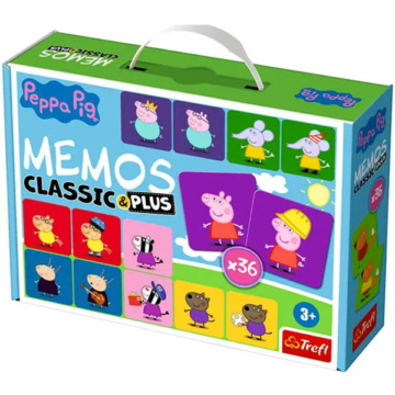 Trefl, Peppa malac Classic Plus, memóriajáték csomag