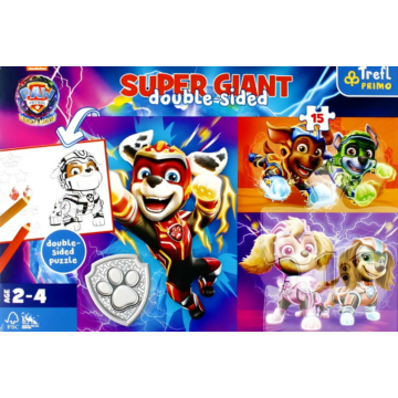 Trefl Mancs őrjárat Mozifilm, 15 darabos Giant Puzzle csomag