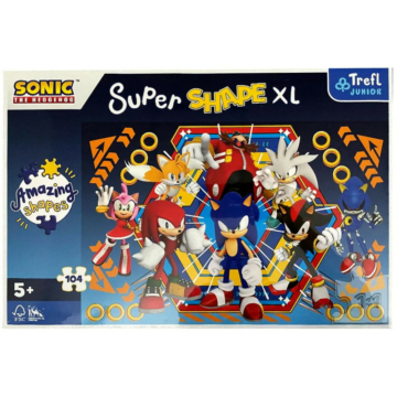 Trefl, 104 darabos XL Sonic puzzle csomag