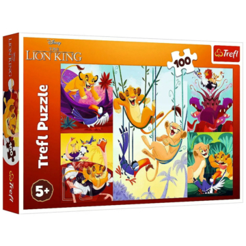 Trefl Oroszlánkirály, 100 darabos puzzle csomag