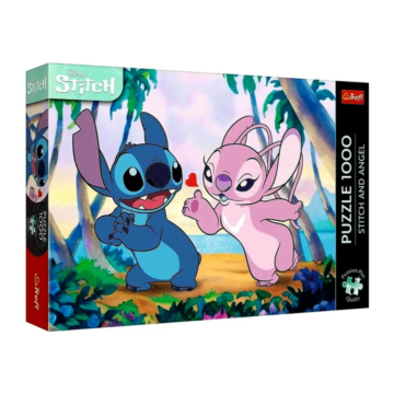 Trefl, 1000 darabos premium puzzle, Stitch és Angel