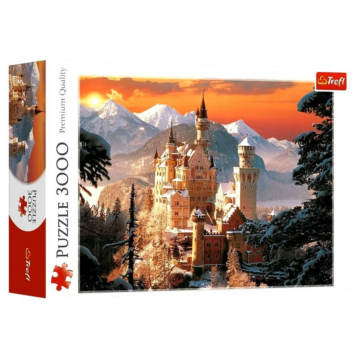 Trefl 3000 darabos puzzle csomag - Neuschwanstein kastély 