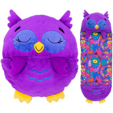 Happy Napper - lila bagoly hálózsák