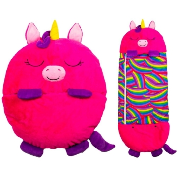Happy Napper - pink unikornis hálózsák