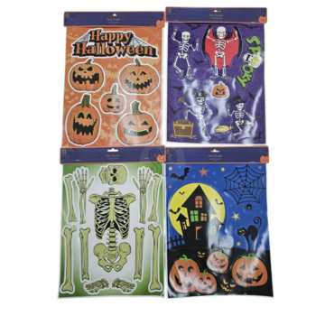 Halloween ablakmatrica 4 féle - 19385