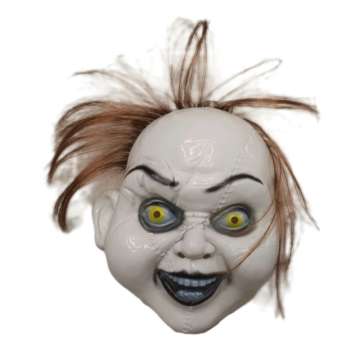 Rémisztő baba álarc