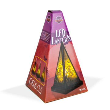 Halloween-i LED lámpás - boszorkány - melegfehér