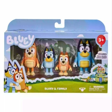 Bluey Család Figura Szett 4db
