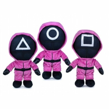 Squid Game: Őr plüssfigura - 28 cm, többféle