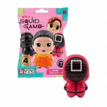 Squid Game: Squish Hero meglepetés mini figura tasakban