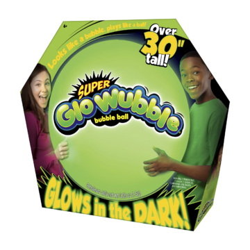 Világító Super Glo Wubble, 75 cm - zöld