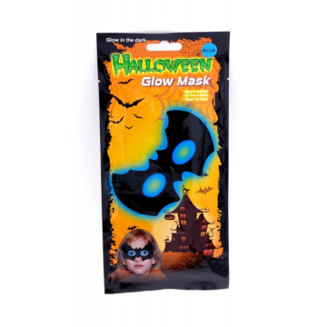 Világító Halloween maszk - 15 cm