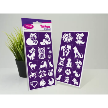 Cats & Dogs - Kutyák és macskák sablon szett
