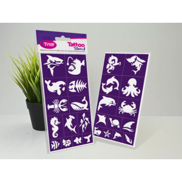 Sea Animals - Tengeri állatok sablon szett