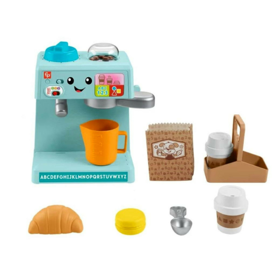 Fisher Price Kacagj és Fejlődj, Barista Kávéfőző játékszett