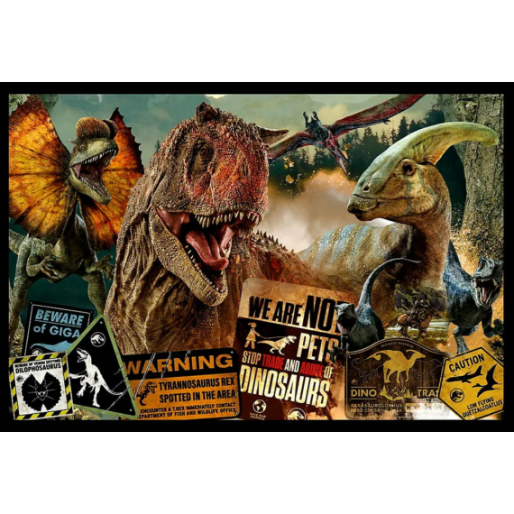 Trefl 2 x 200 darabos Jurassic World puzzle csomag
