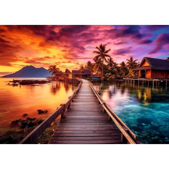 Trefl 1000 darabos Paradicsom Ssziget puzzle csomag