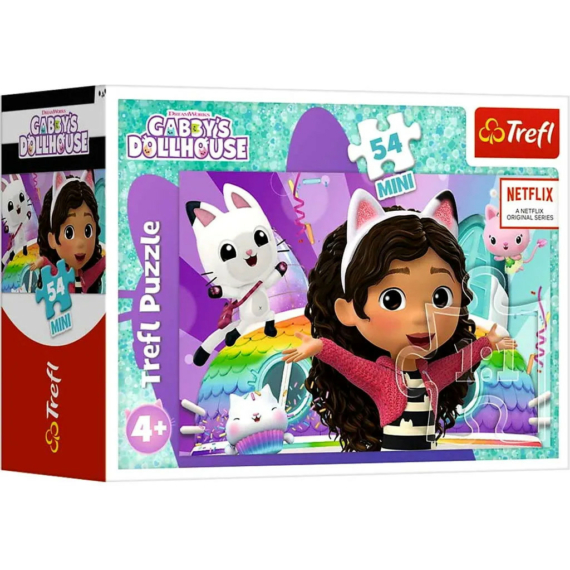 Trefl 54 darabos mini puzzle, Gabi babaháza