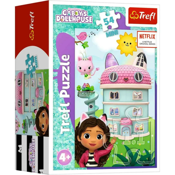 Trefl 54 darabos mini puzzle, Gabi babaháza