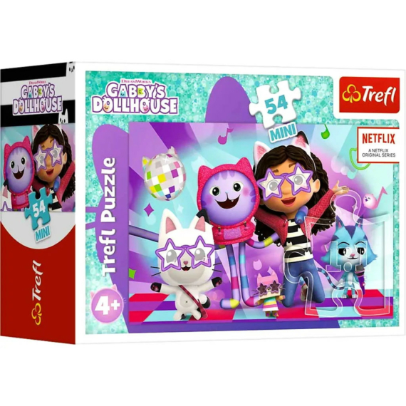 Trefl 54 darabos mini puzzle, Gabi babaháza