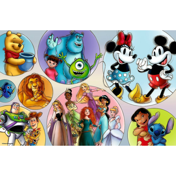 Trefl - Csodálatos Disney világ - 160 darabos XL puzzle