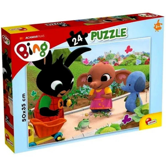 Lisciani, Bing nyuszi A Béka puzzle, 24 darabos, 50 x 35 cm