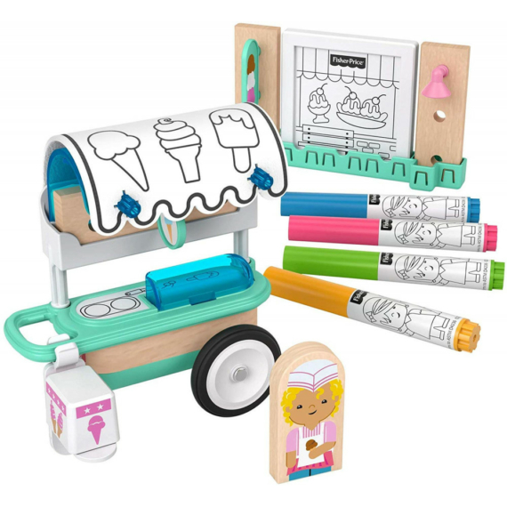 Fisher-Price Wonder Makers színezős fagyiskocsi 