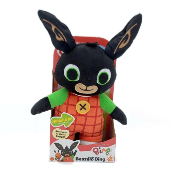 Bing nyuszi, magyarul beszélő plüss figura 