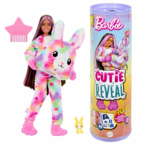 Barbie Cutie Reveal meglepetés baba 7. sorozat - Nyuszi