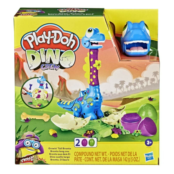 Play Doh - Bronto a megnövő dinó csomag - 