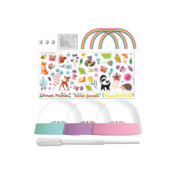 Csillogós hógömb készítő