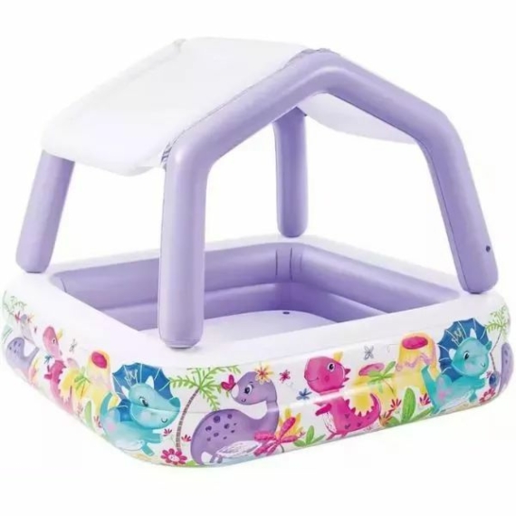Intex: Gyermek pancsoló árnyékolóval - 157 x 157 x 122 cm