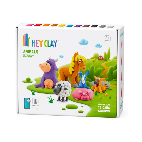 Hey Clay gyurma szett: Állatok