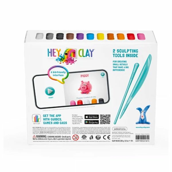 Hey Clay gyurma szett: Állatok