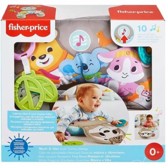 Fisher-Price: Sensimals - Zenélő, rezgő lajháros pocakpárna