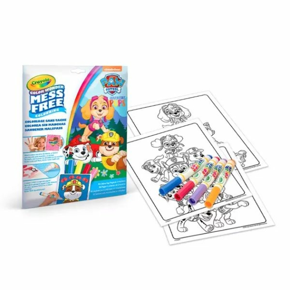 Crayola: Color Wonder Mancs őrjárat maszatmentes kifestő