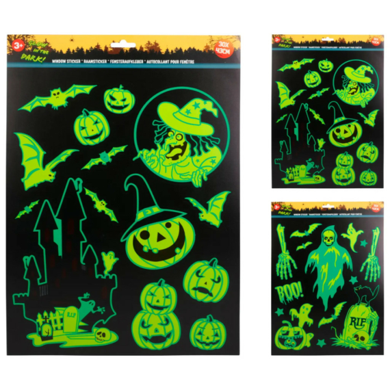 Halloween ablakmatrica 2 féle 