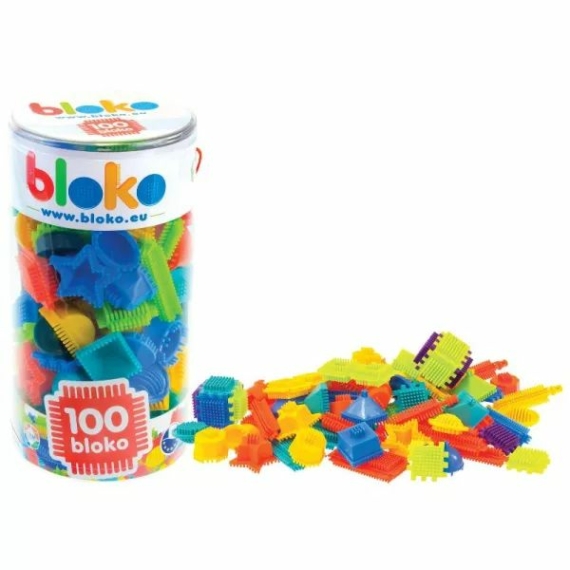 Bloko: Tüskés építőjáték szett -100 db-os