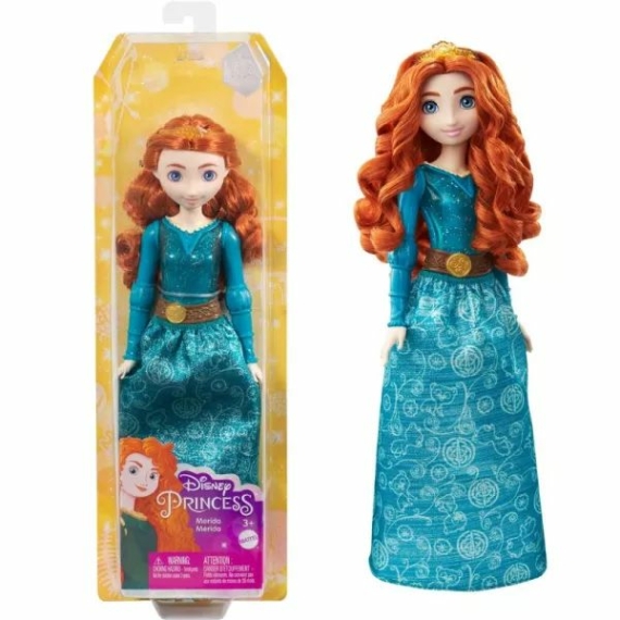Disney hercegnők: Csillogó hercegnő baba - Merida