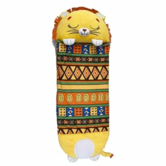 Happy Nappers: 2 az 1-ben hálózsák és párna - Lex oroszlán, 137 cm