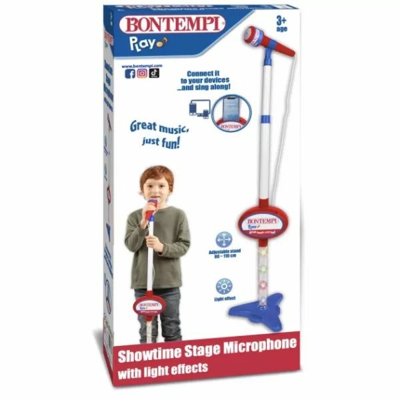 Bontempi: Színpadi játékmikrofon - kék