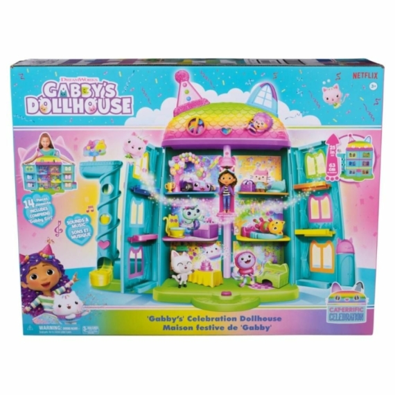 Gabi Babaháza Ünnepi szivárványos babaház