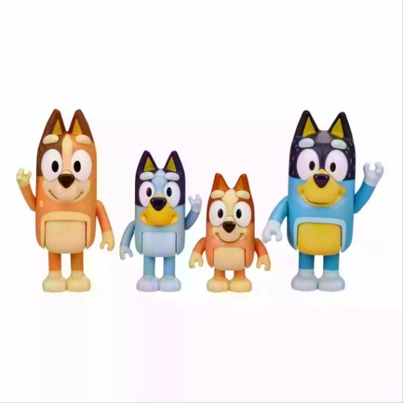 Bluey Család Figura Szett 4db