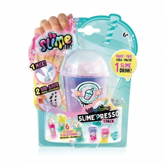 Canal Toys: Slime üdítős pohárban, 1 db - többféle