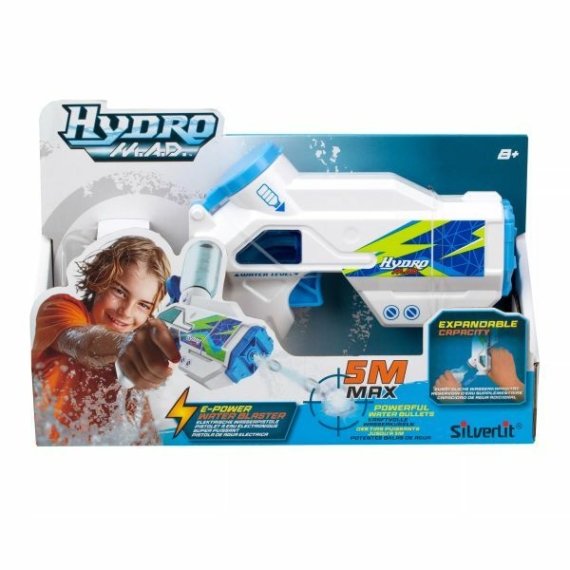 Silverlit: Hydro M.A.D mini elektromos vízipisztoly - Fehér
