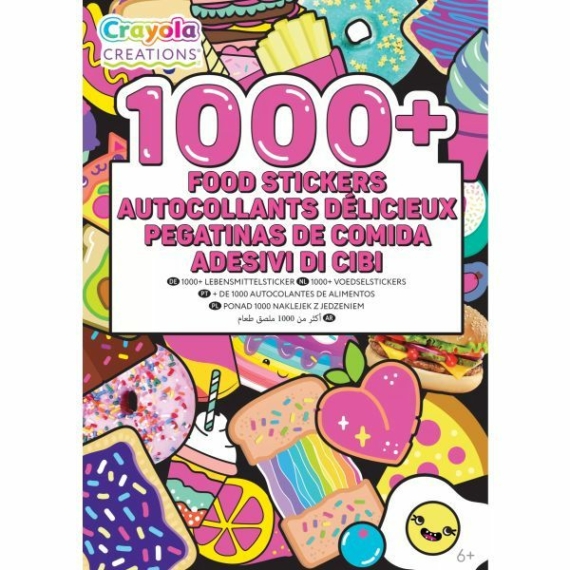 Crayola Creations: Matricás füzet 1000+ matricával - többféle