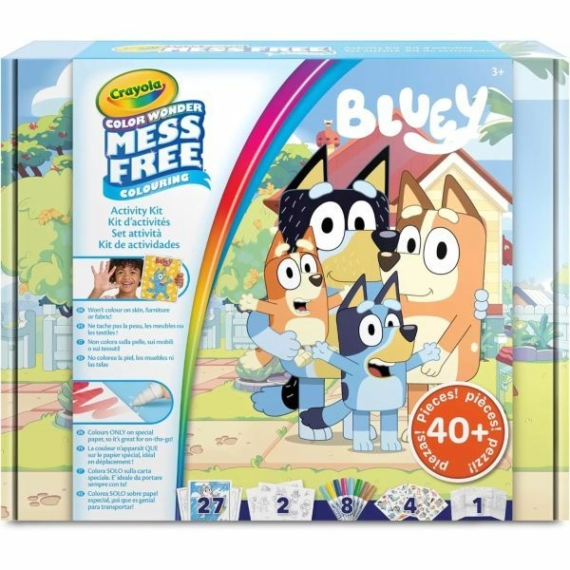 Crayola Color Wonder: Bluey maszatmentes foglalkoztató készlet