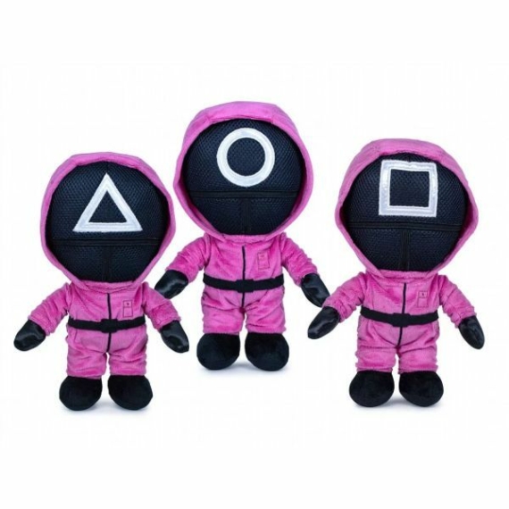 Squid Game: Őr plüssfigura - 28 cm, többféle