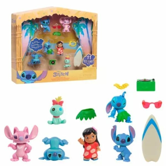 Stitch: Deluxe figura készlet - 11 db-os