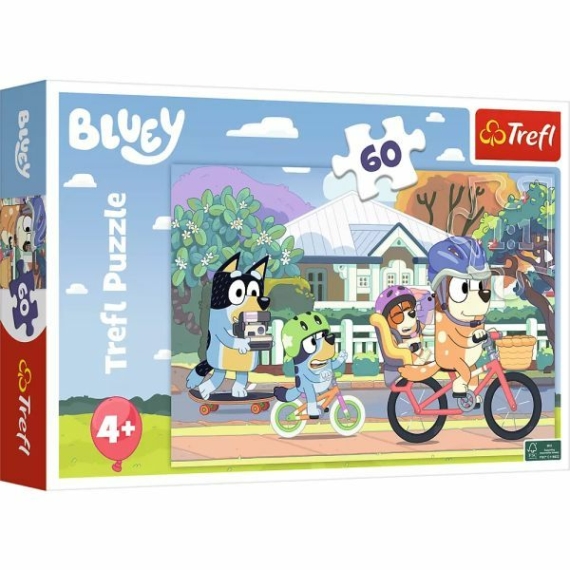 Trefl: Boldog Bluey - 60 darabos puzzle